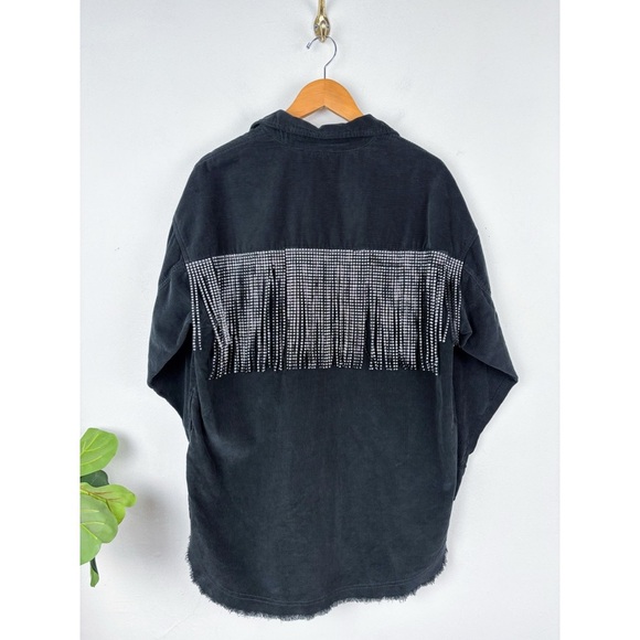 OFFLINE by Aerie Corduroy Oversized Quarter Zip Shacket Sz S - Picture 3 of 10